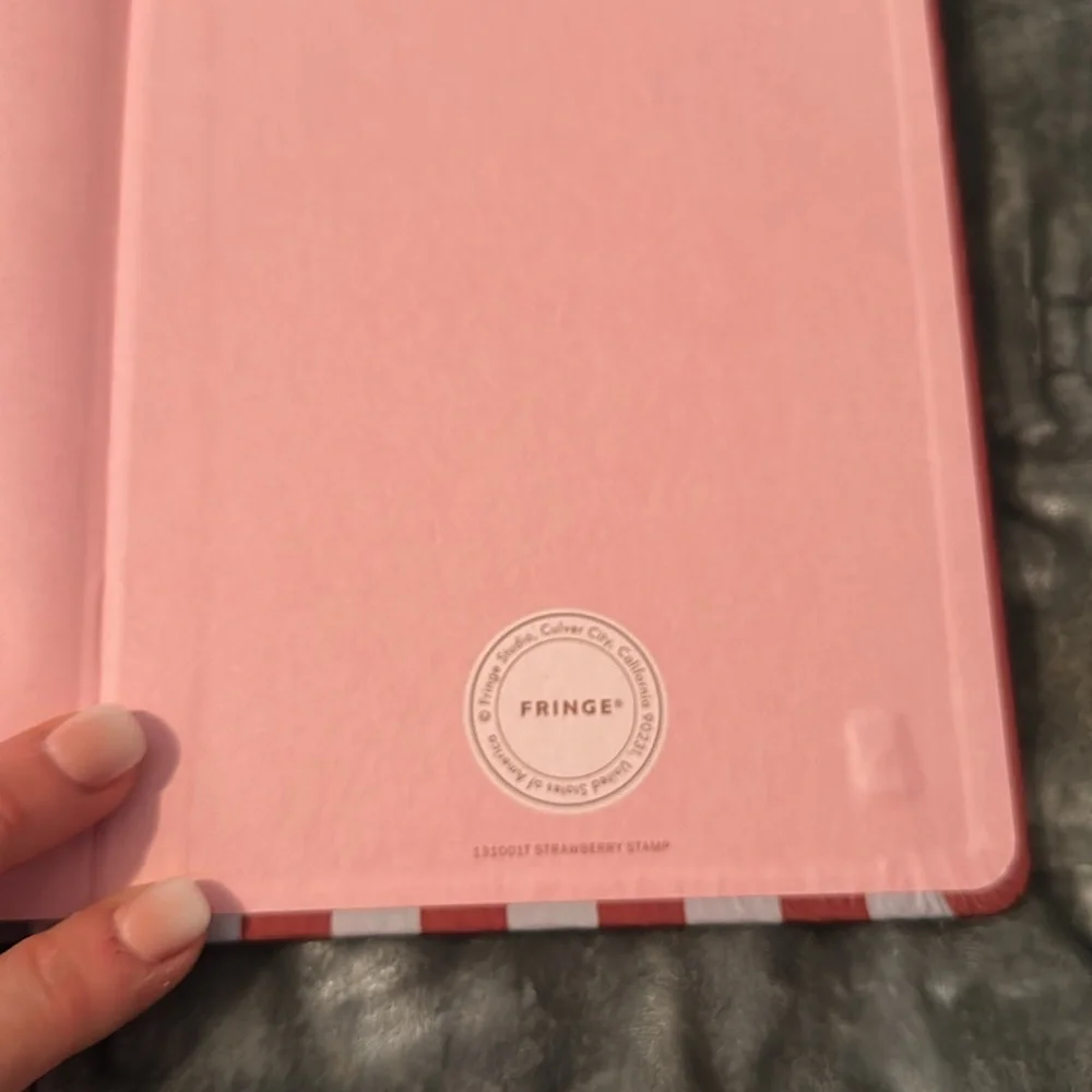 Fringe strawberry journal